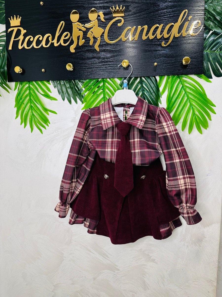 Completo Lady Bordeaux Anni - Piccole Canaglie - PC23841