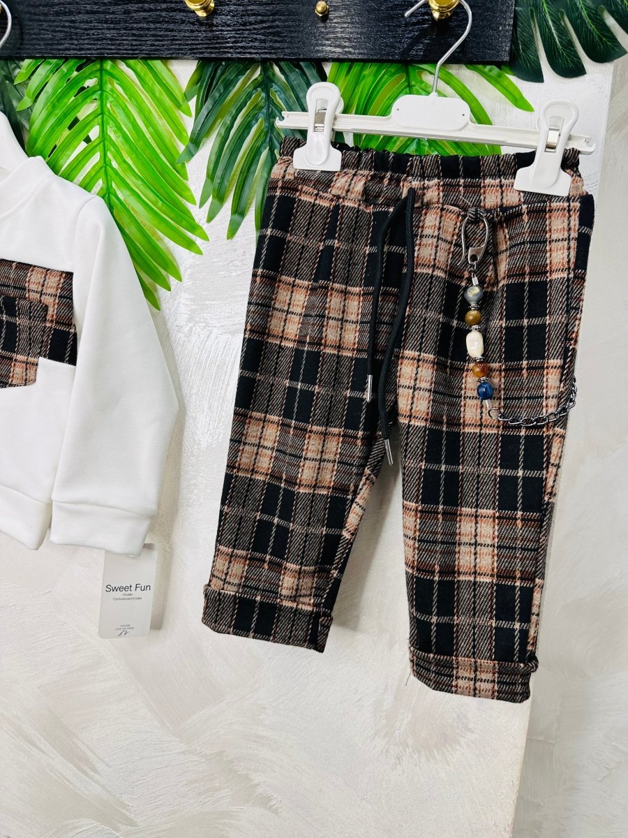 Completo London Check - Piccole Canaglie - PC23470