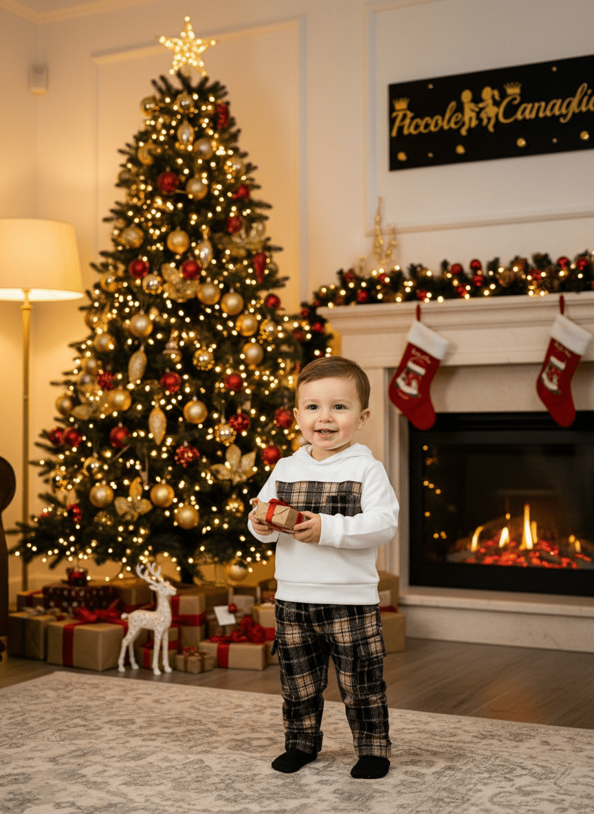 Completo London Check - Piccole Canaglie - PC23470