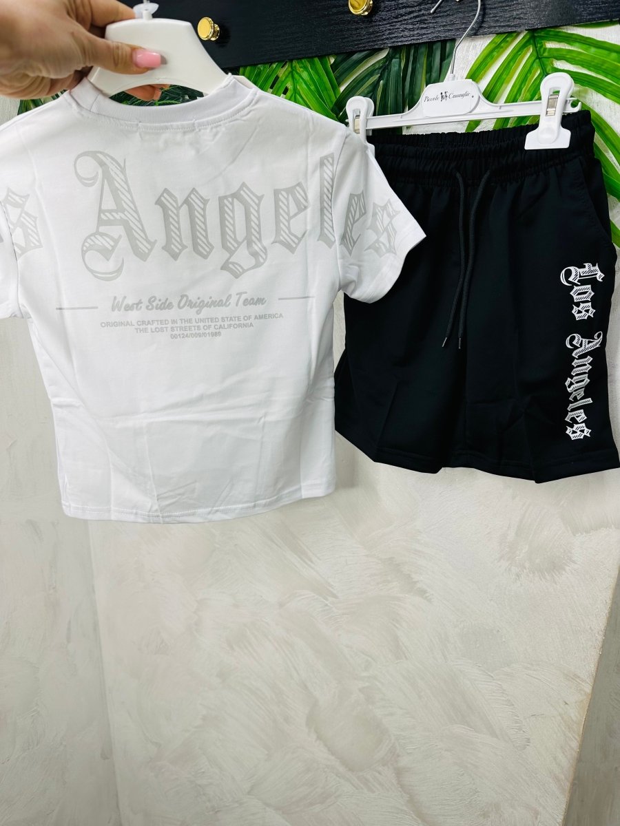 Completo Los Angeles Bianco 6372 - Piccole Canaglie - PC28022