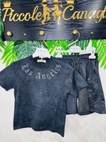 Completo Los Angeles Over 6365 Nero - Piccole Canaglie - PC28064
