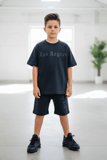 Completo Los Angeles Over 6365 Nero - Piccole Canaglie - PC28064