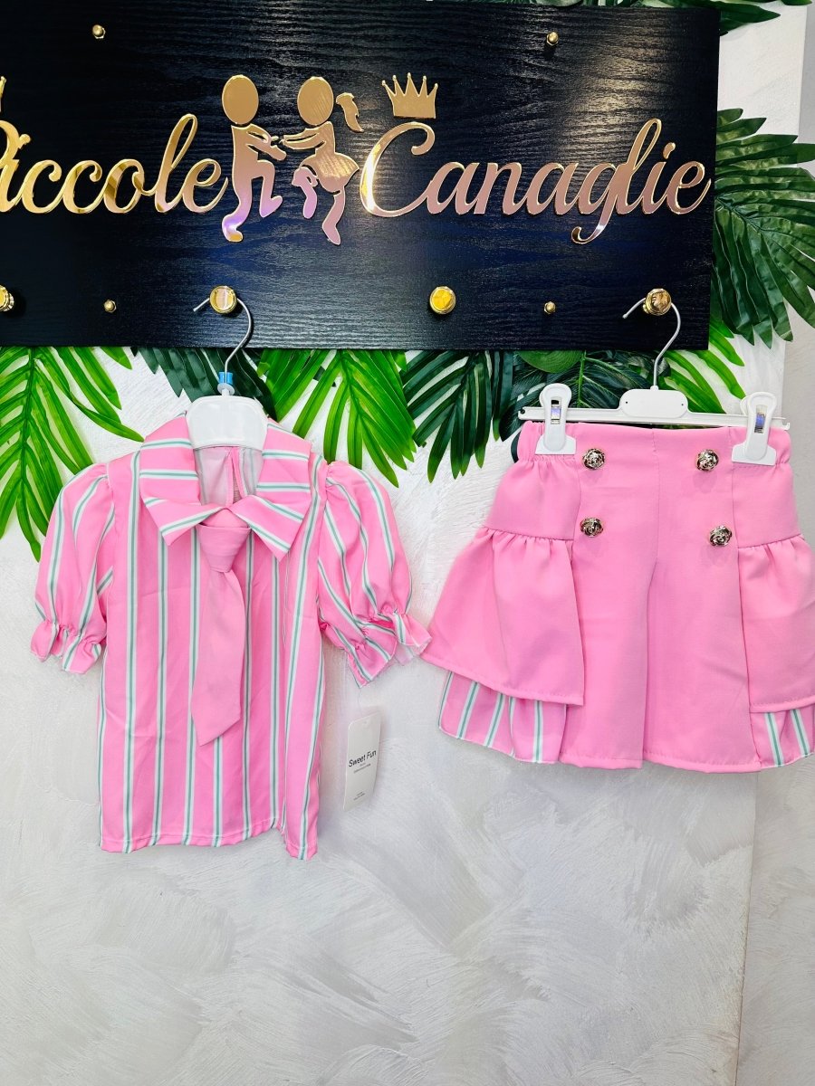 Completo Luxury Line Rosa - Piccole Canaglie - PC27693