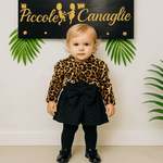 Completo Maglia Ciniglia Lepardata - Piccole Canaglie - PC22212