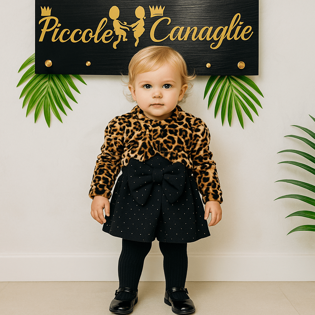 Completo Maglia Ciniglia Lepardata - Piccole Canaglie - PC22212