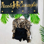 Completo Maglia Ciniglia Lepardata - Piccole Canaglie - PC22212