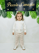 Completo Maglina Fiocchetto - Piccole Canaglie - PC24203