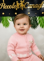 Completo Maglina Fiocchetto - Piccole Canaglie - PC24203