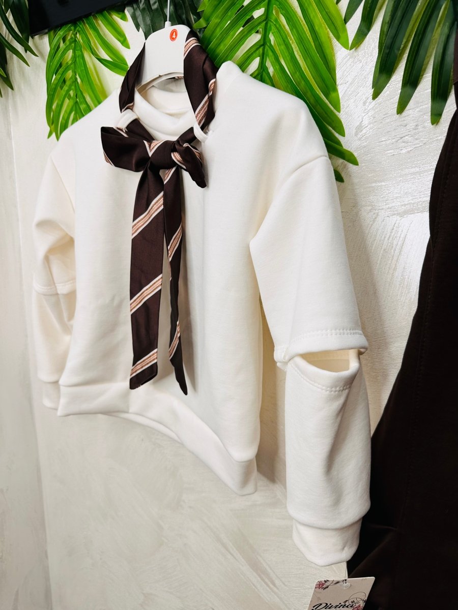 Completo Manicotti Felpato - Piccole Canaglie - PC24081