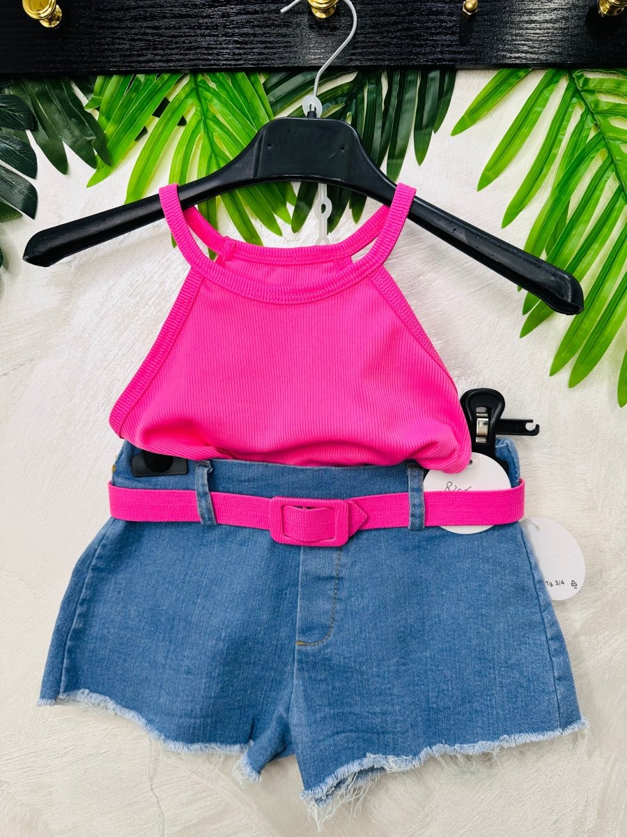 Completo Mesi Cool Glamour Denim 3863m Fuxian - Piccole Canaglie - PC27943
