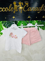 Completo Miss Brum Fiorellino Rosa - Piccole Canaglie - PC29291