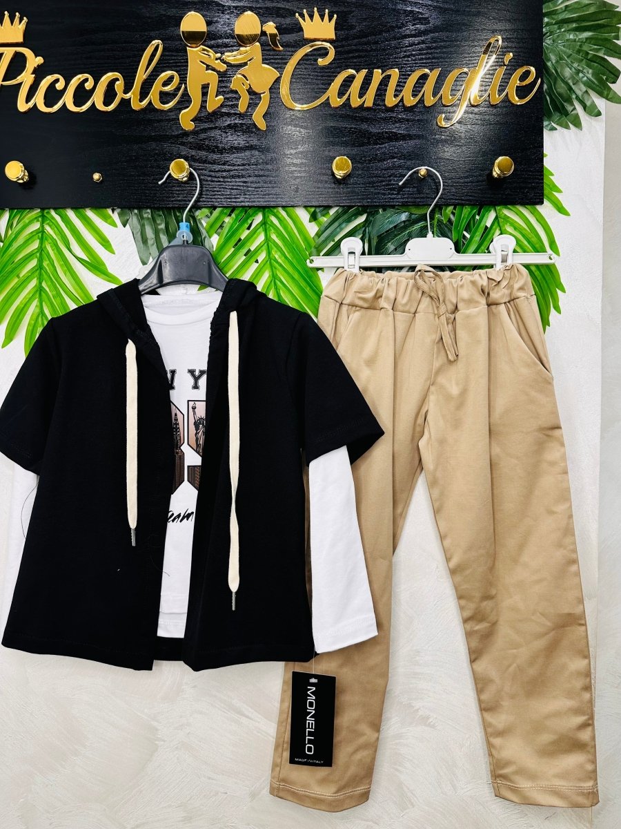 Completo New York Nero 3052 - Piccole Canaglie - PC25558