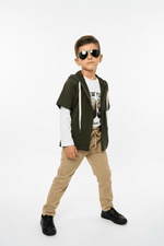 Completo New York Verde 3052 - Piccole Canaglie - PC25564