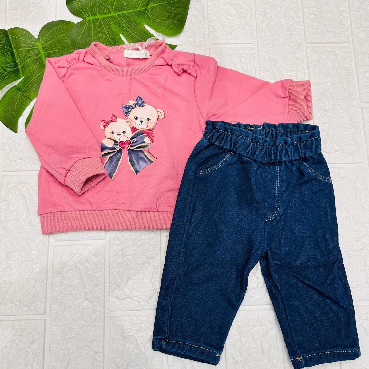 Completo orsetti fiocco fuxian - Piccole Canaglie - PC22010