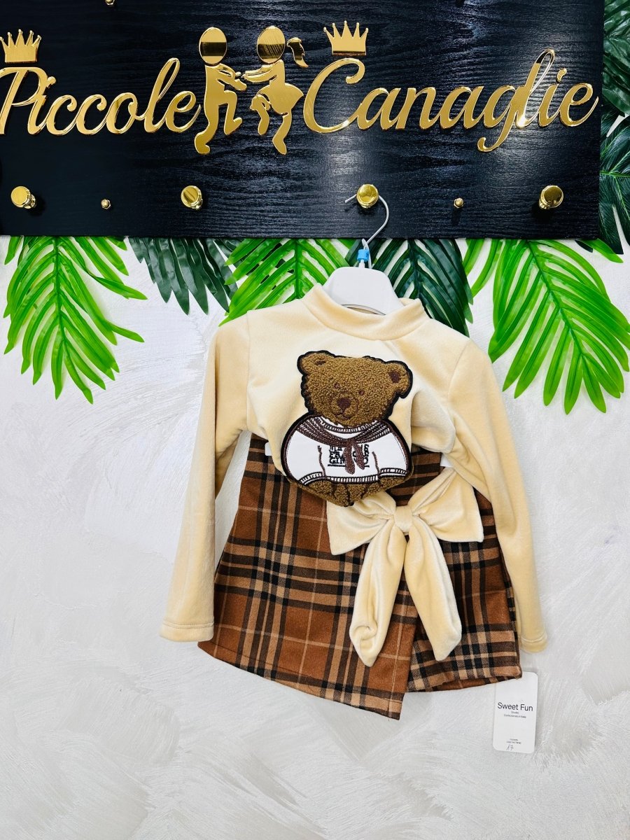 Completo Orsetto Fiocco - Piccole Canaglie - PC23830