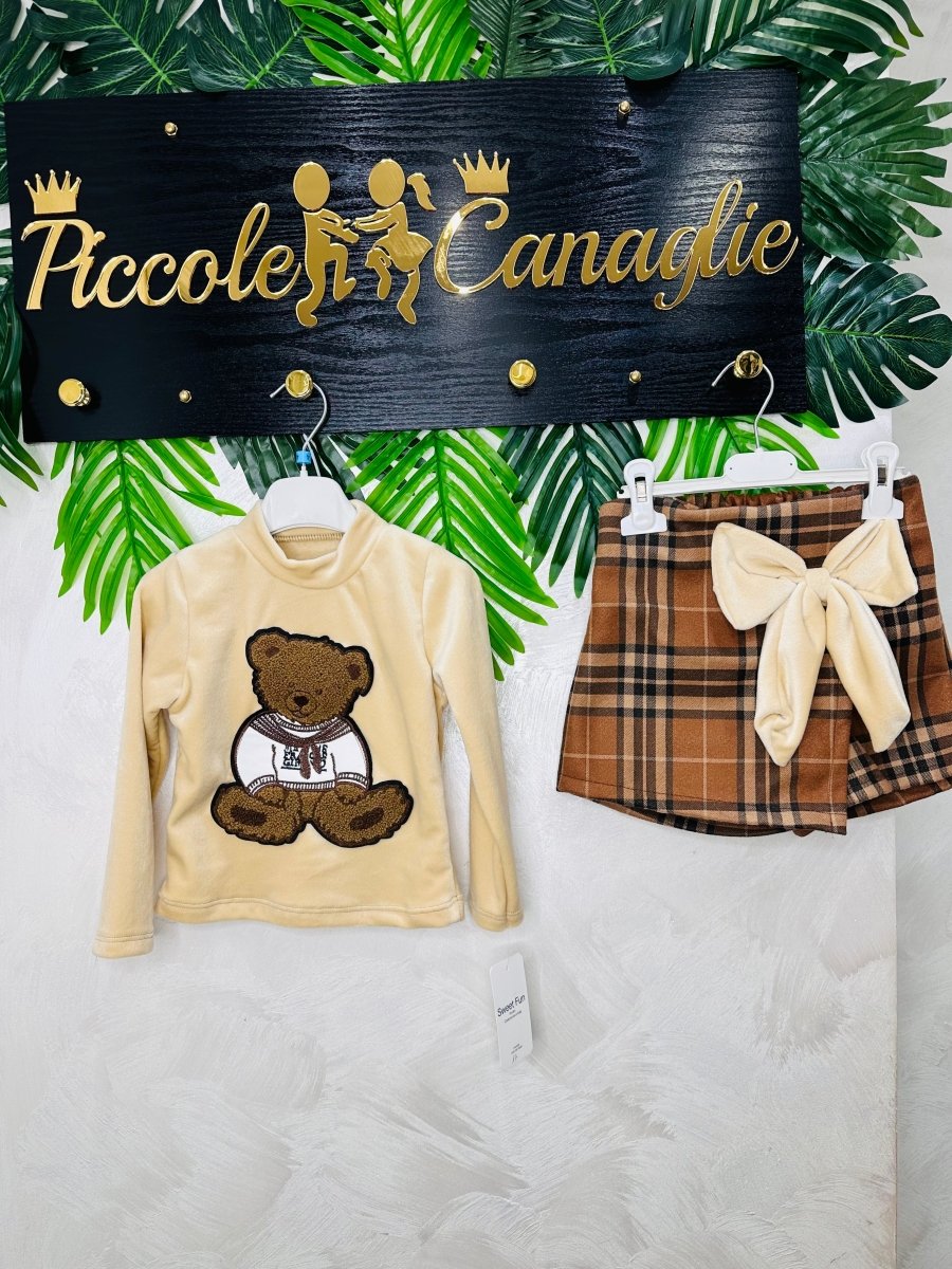 Completo Orsetto Fiocco - Piccole Canaglie - PC23830