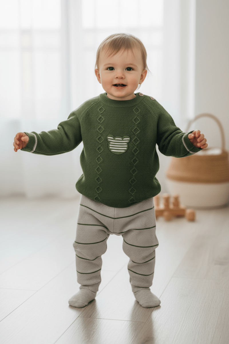 Completo orso neo210 verde - Piccole Canaglie - PC24711