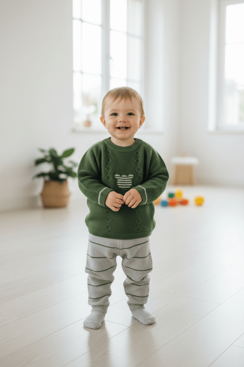 Completo orso neo210 verde - Piccole Canaglie - PC24711