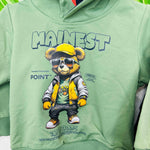 Completo Orso Verde - Piccole Canaglie - PC21407