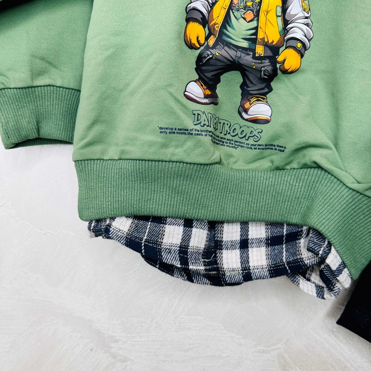 Completo Orso Verde - Piccole Canaglie - PC21407