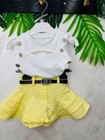 Completo Pantaloncini Volant - Piccole Canaglie - PC27972