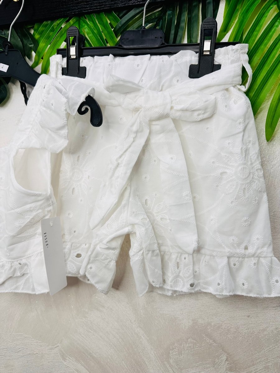 Completo Pizzo San Gallo Bianco 21508 - Piccole Canaglie - PC28891