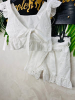 Completo Pizzo San Gallo Bianco 21508 - Piccole Canaglie - PC28891