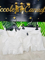 Completo Pizzo San Gallo Bianco 21508 - Piccole Canaglie - PC28891