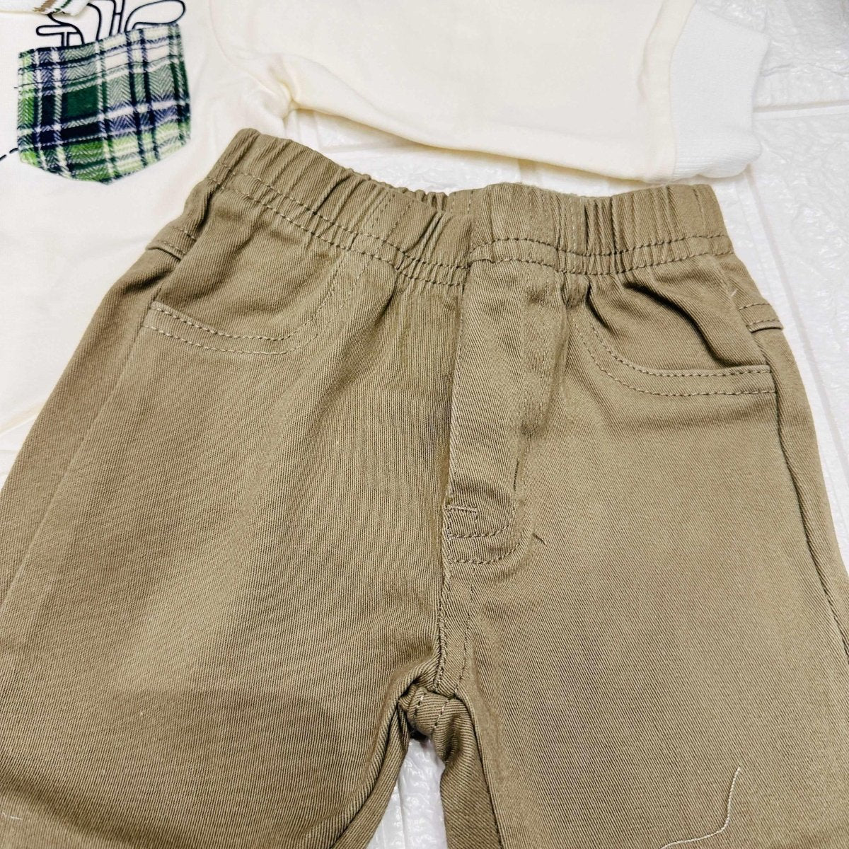 Completo Polo Bimbo Panna - Piccole Canaglie - PC22018