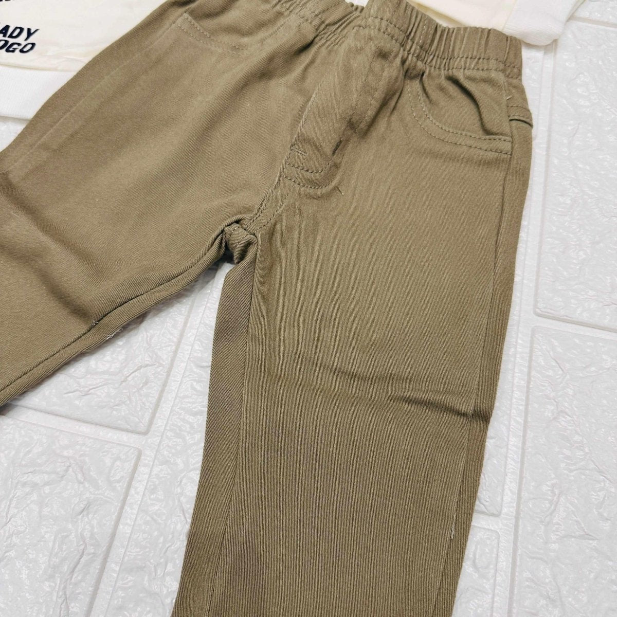 Completo Polo Bimbo Panna - Piccole Canaglie - PC22018