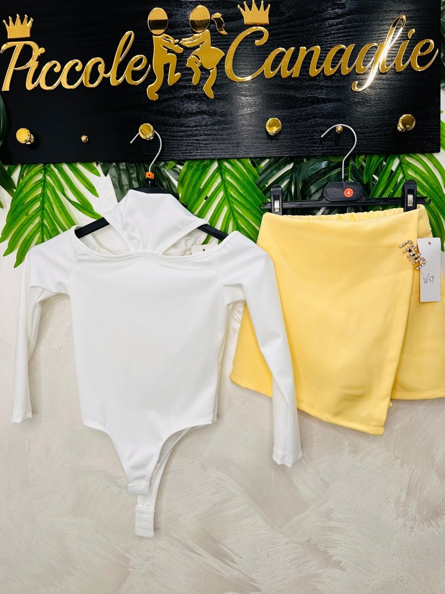 Completo Pretty Miu Bianco - Piccole Canaglie - PC25403