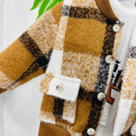 Completo quadri Marroncino - Piccole Canaglie - PC21816