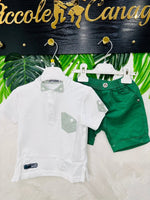 Completo Re Panda 1221 Verde - Piccole Canaglie - PC28113