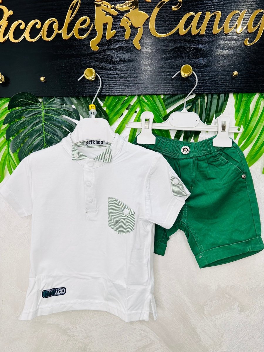 Completo Re Panda 1221 Verde - Piccole Canaglie - PC28113