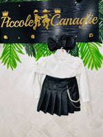 Completo Rock Chic Nero anni - Piccole Canaglie - PC23534