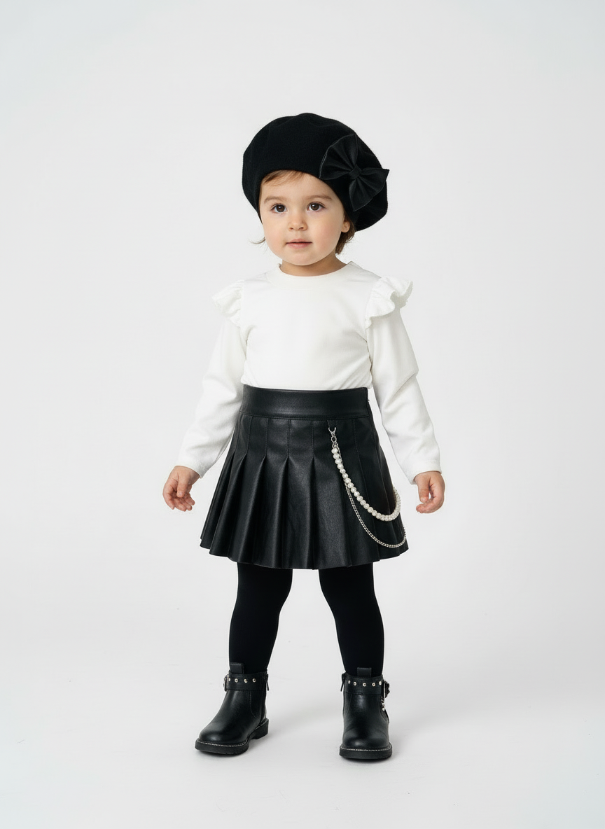 Completo Rock Chic Nero Mesi