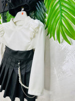 Completo Rock Chic Nero anni - Piccole Canaglie - PC23534