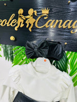 Completo Rock Chic Nero anni - Piccole Canaglie - PC23534