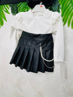 Completo Rock Chic Nero anni - Piccole Canaglie - PC23534