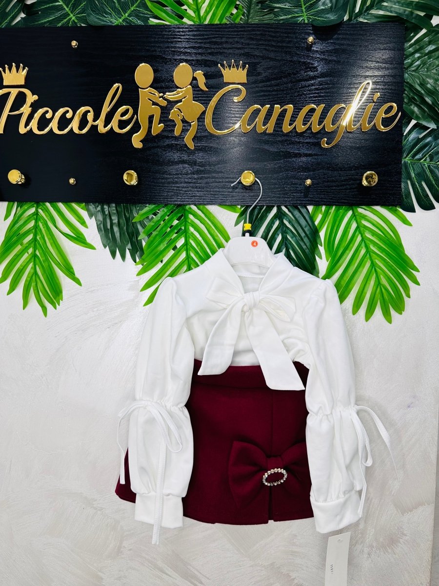 Completo Royal Bordo’ - Piccole Canaglie - PC23624