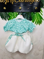 Completo Sportleopard Verde - Piccole Canaglie - PC26959