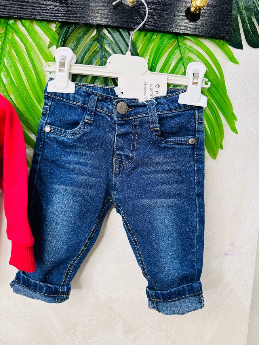 Completo Stelle e Pupi Rossi - Piccole Canaglie - PC23240