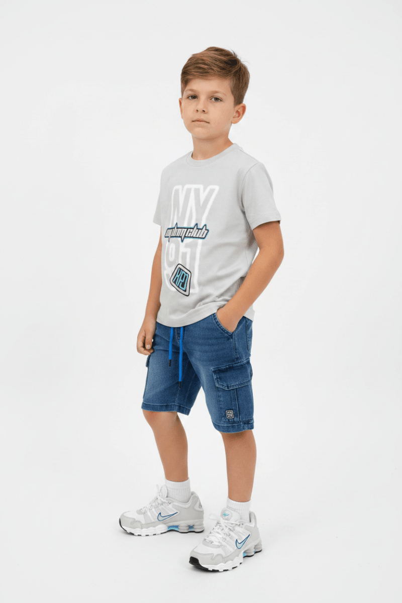 Completo Street Porter Denim Antracite 6919 - Piccole Canaglie - PC28088