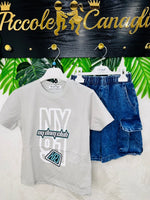Completo Street Porter Denim Antracite 6919 - Piccole Canaglie - PC28088