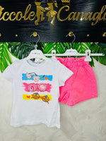 Completo Summer Occhiali Da Sole Bianco - Piccole Canaglie - PC29281