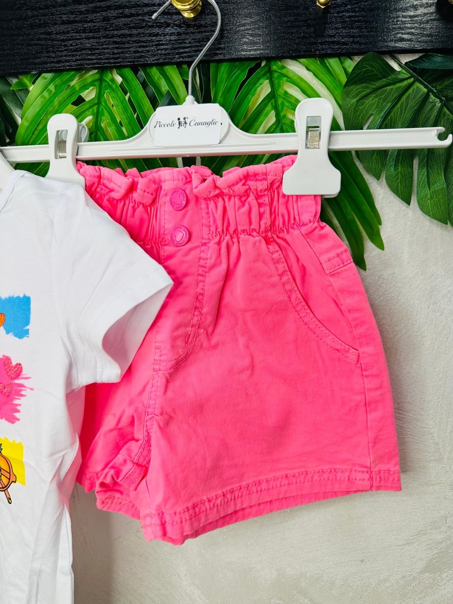Completo Summer Occhiali Da Sole Bianco - Piccole Canaglie - PC29281