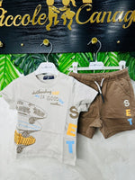 Completo Surf 🏄‍♂️ Beige - Piccole Canaglie - PC29198