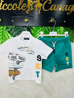 Completo Surf 🏄‍♂️ Bianco - Piccole Canaglie - PC29202