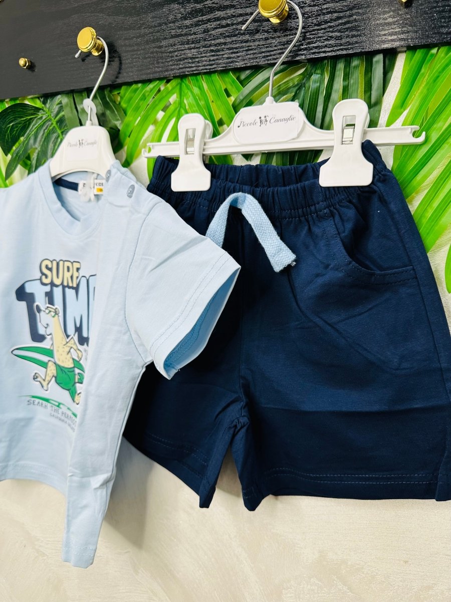 Completo Surf Time Celeste 5925 - Piccole Canaglie - PC28730