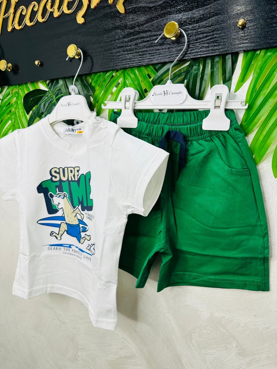 Completo Surf Time Verde 5925 - Piccole Canaglie - PC28725